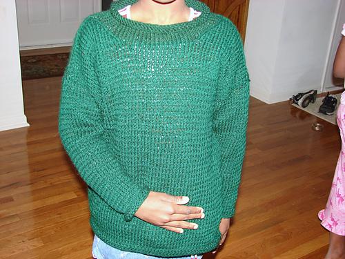 curly-edge pullover