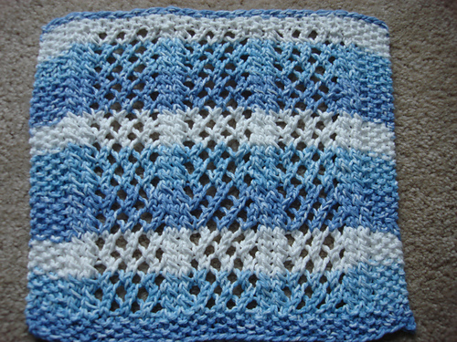 Climbing Lattice Dishcloth