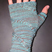 Swirled Fingerless Mitts pattern 