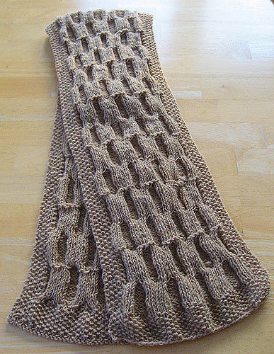 Walnut Waffles Scarf