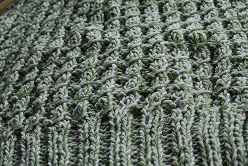 13 Mottled Sweater with Cables