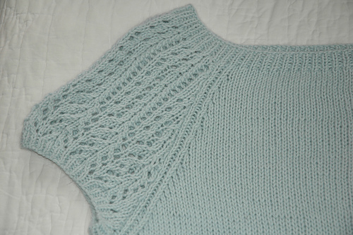 Lace-sleeved Top