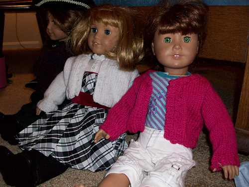 Boxy Cardigan for 18" Dolls photo 2