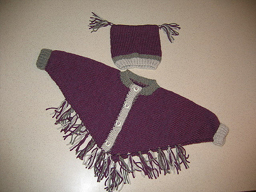 Kids Poncho and Hat