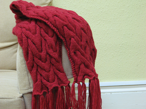 Cable Scarf