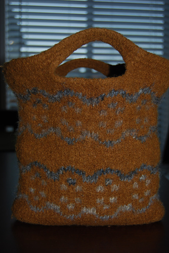 Weekender's Felted Fair Isle Bag