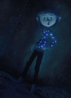 coraline blue sweater