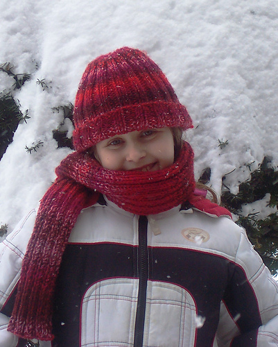 Simple One Skein Hat and Scarf photo 2