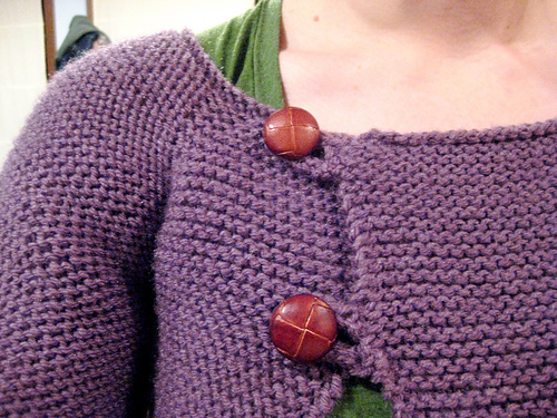 Garter Stitch Swingy Sweater photo 5