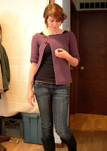 Garter Stitch Swingy Sweater photo 4