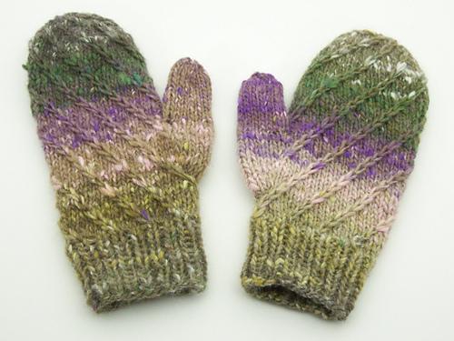 Spiral Mittens
