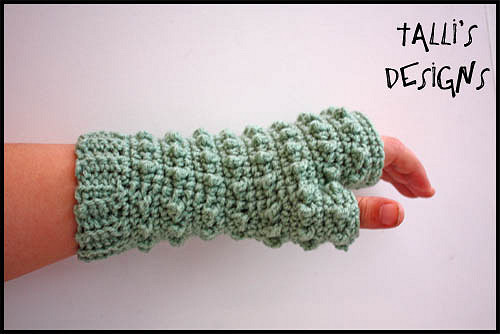 Hori Bobbles Fingerless Gloves