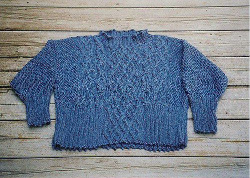 Cropped Denim Aran