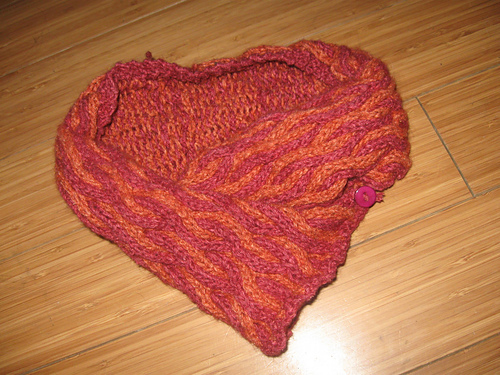 Ravelry: Two Color Cable Scarf pattern by Caroline Perisho
