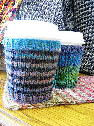 Addicted to Caffeine Coffee Cup Cozy