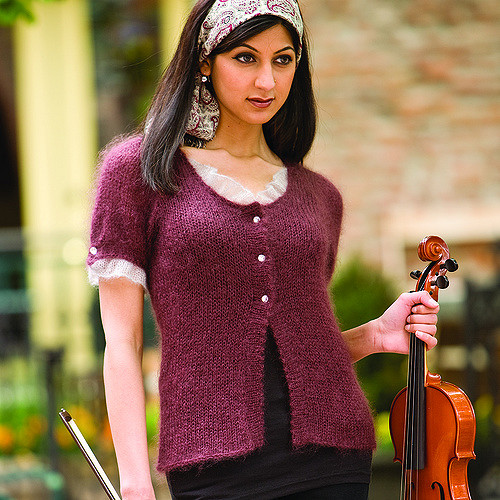Viola: Short-sleeved cardigan