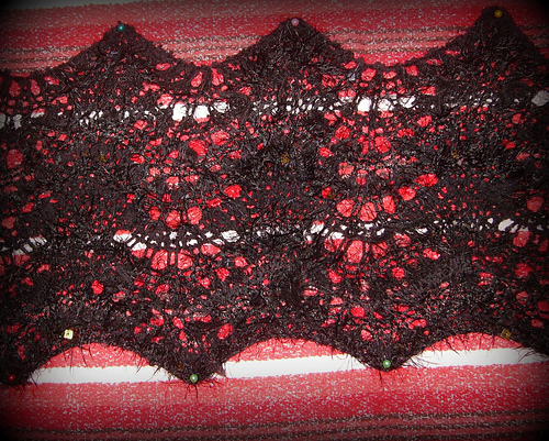 Crossways worked Scarf