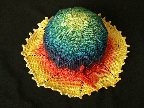 Pinwheel Sun Hat (8ply or DK version)