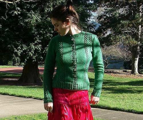 Cropped Fitted Cardigan Pattern