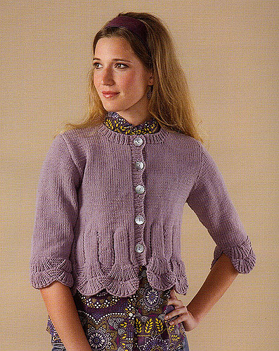 Scalloped Edge Cardigan