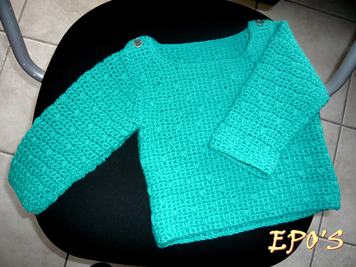 Devon Striped Baby Sweater photo 3