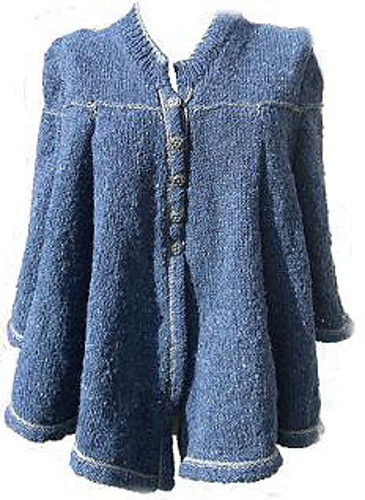 Swing Cape for Hand Knitters