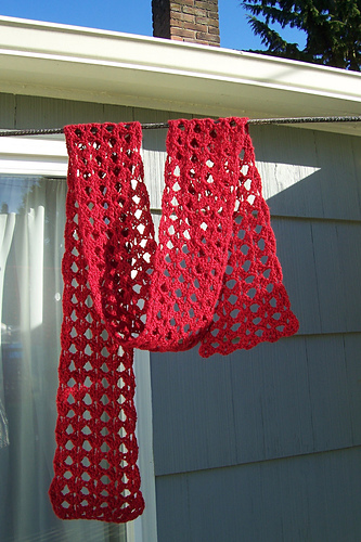 Not Another V Stitch Scarf
