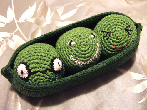 Three (large-ish) peas in a pod