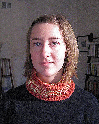 Citrus Stripe Cowl