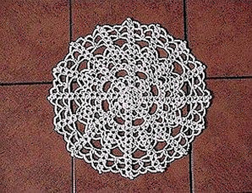 Ecru Doily