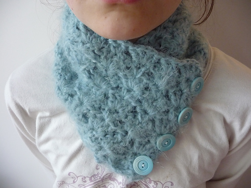 Little Cloud neck warmer - Petit Nuage - byValerieCorner