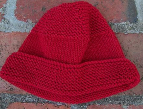 Stripe or Plain Beanie - Design 4