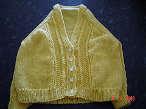 Moss Stitch Panel Cardigan