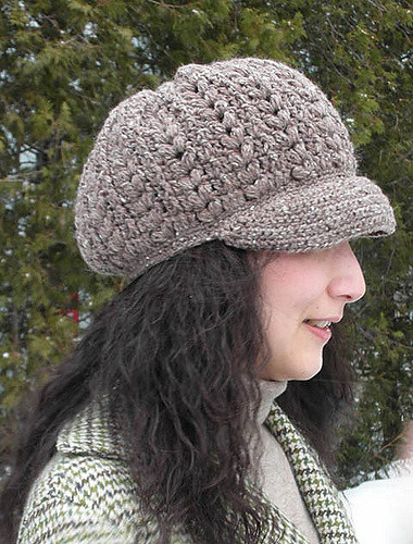 tweed casquette and scarf IS-2076