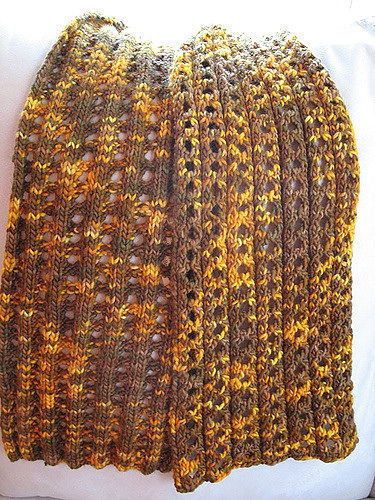 Large Eyelet Scarf