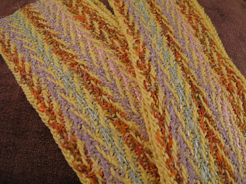 Woven Arrowheads Shawl or Table Runner