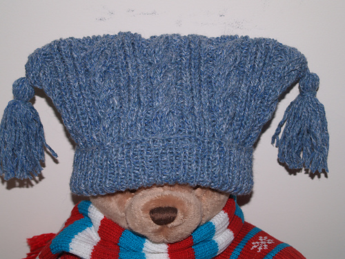 Design K - Square Cabled Hat