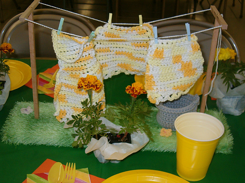 Miniature Crocheted Aprons