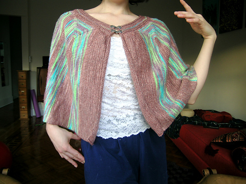 Mitered Short-Row Capelet