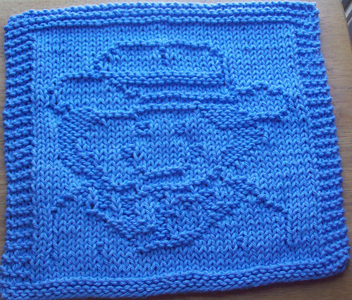 Cowboy & Girl Knit Dishcloth Patterns