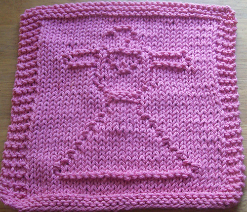 Wedding Dress Knit Dishcloth Pattern 