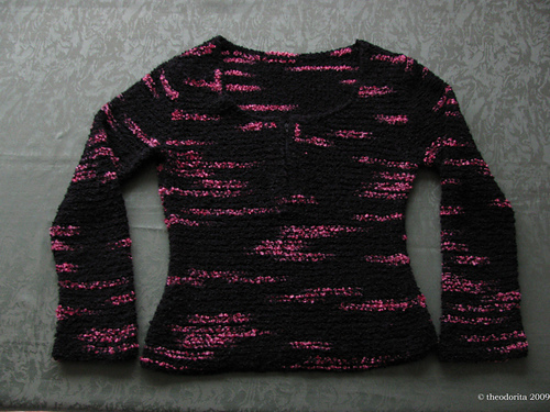 153-001 Pullover mit Reißverschluß/with Zipper
