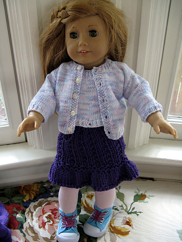 Very Easy Cardigan for American Girl or 18" Doll photo 3