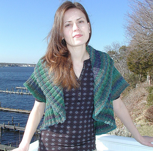 Circle Short-sleeved Cardigan