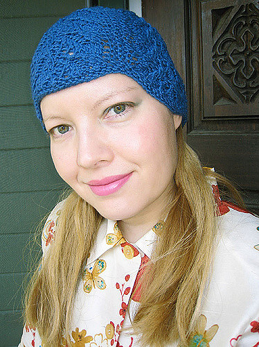 Lacy Leaf Alpaca-Angora Hat