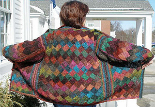 Ravelry: Entrelac Jacket WJ 206 pattern 