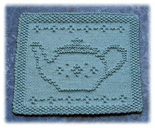 Tea Pot Dishcloth
