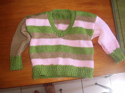 Classic V-Neck Pullover for Kids