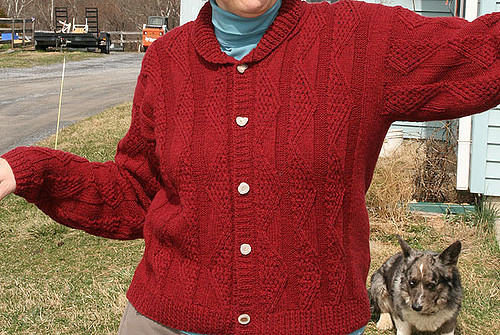 Viridescent Diamond Cardigan