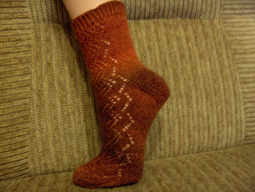 Swan Song Toe-up Socks